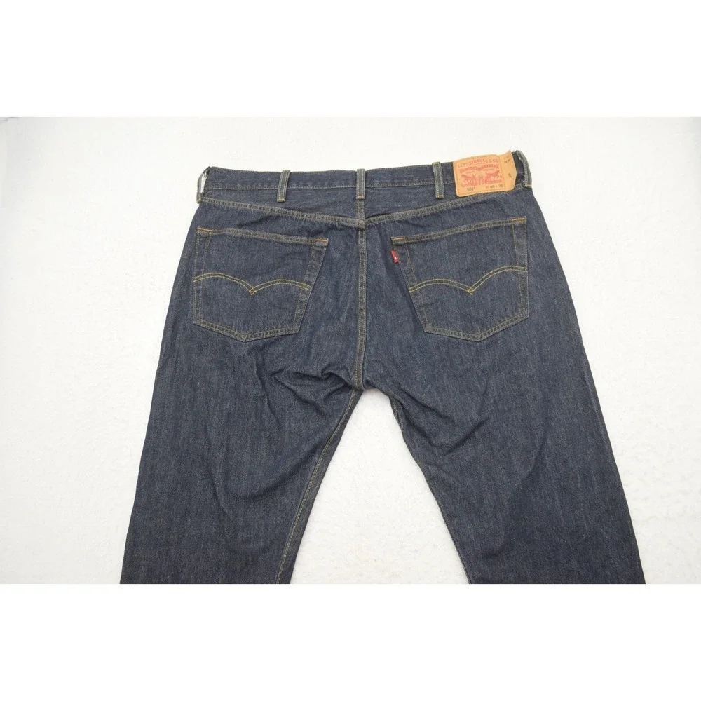 Levi's 501 XX Button Fly Straight Leg Denim Blue Jeans Mens‎ Size 40 x 30